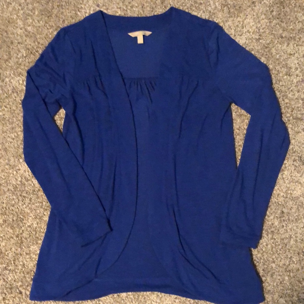 Banana Republic lightweight cardigan royal blue